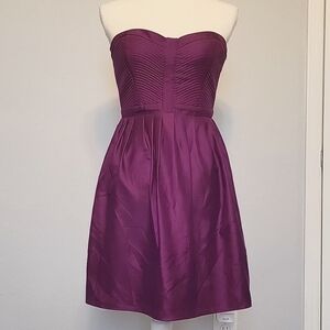Devlin Short Purple Dress, Size M